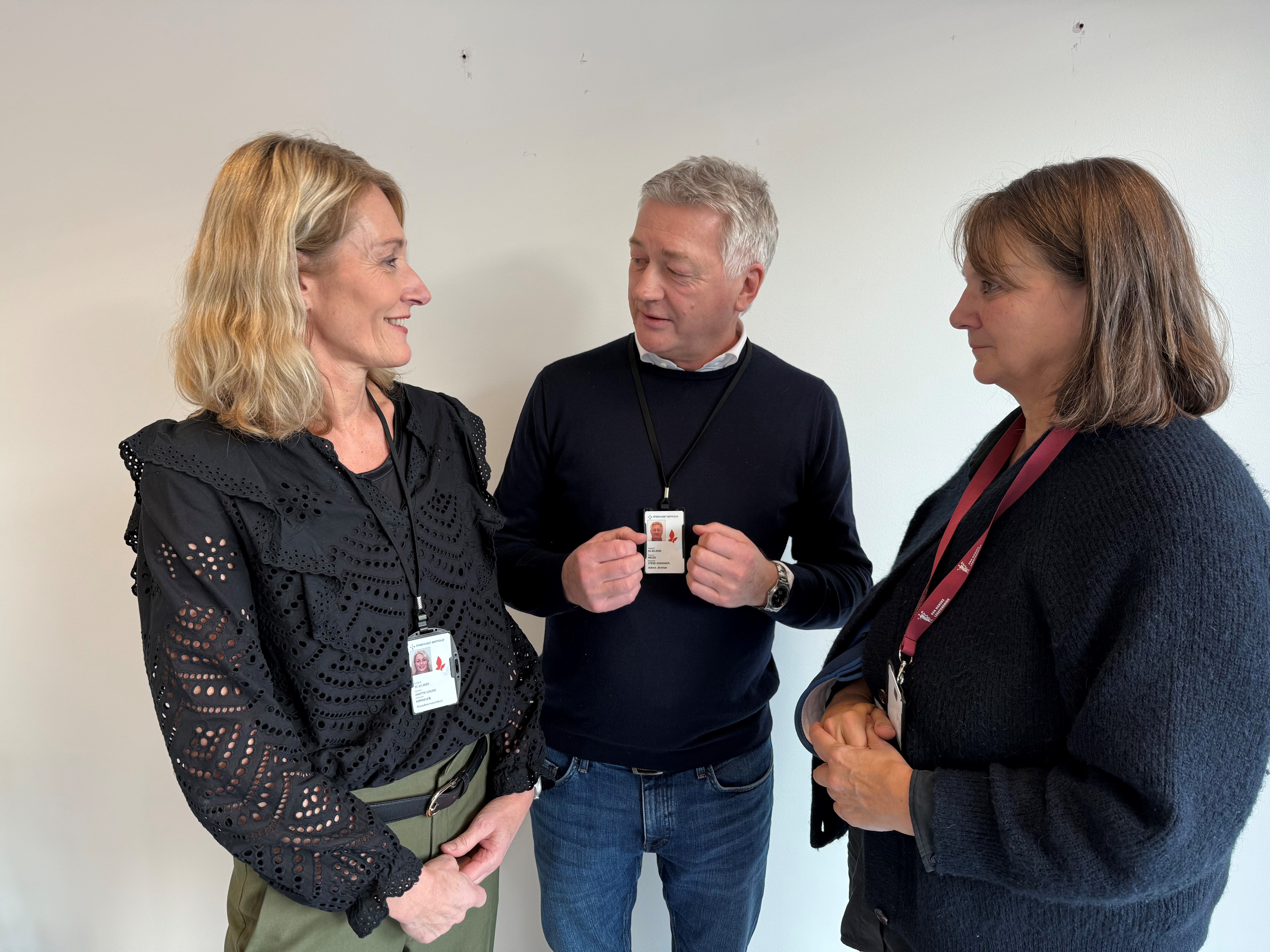 Anette Børresen, Helge Stene-Johansen og Britt Fritzman