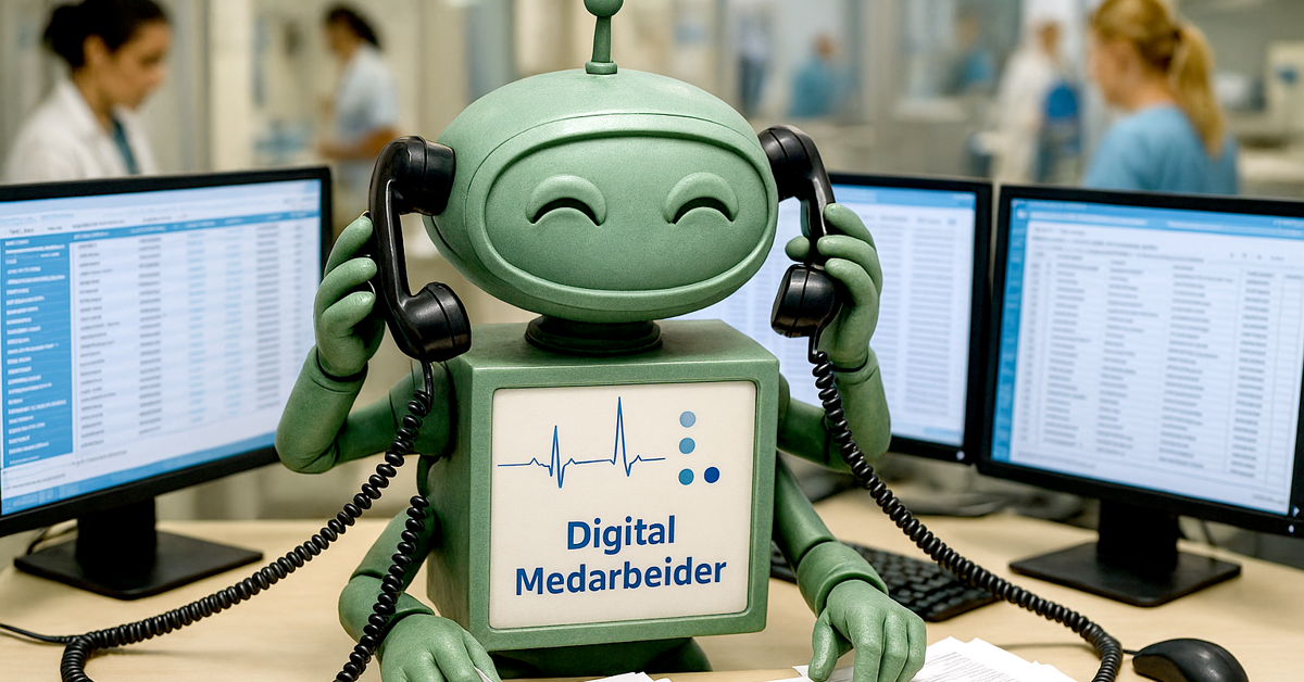 Digital medarbeider-illustrasjon