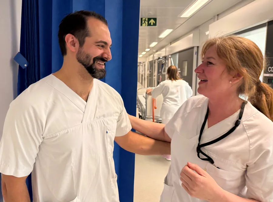 Ramiz Maksuti og Kjersti Helgarson