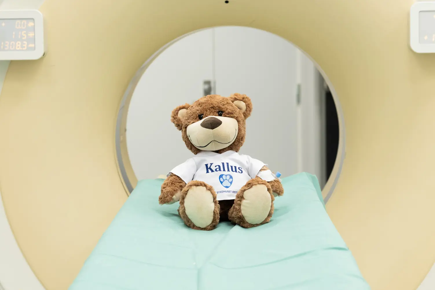 Kallus tar ct i ct-maskinen