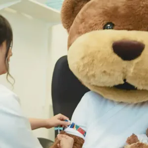 Kallus tar blodprøve