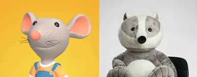 Rasmus og gusse - maskoter på sykehus