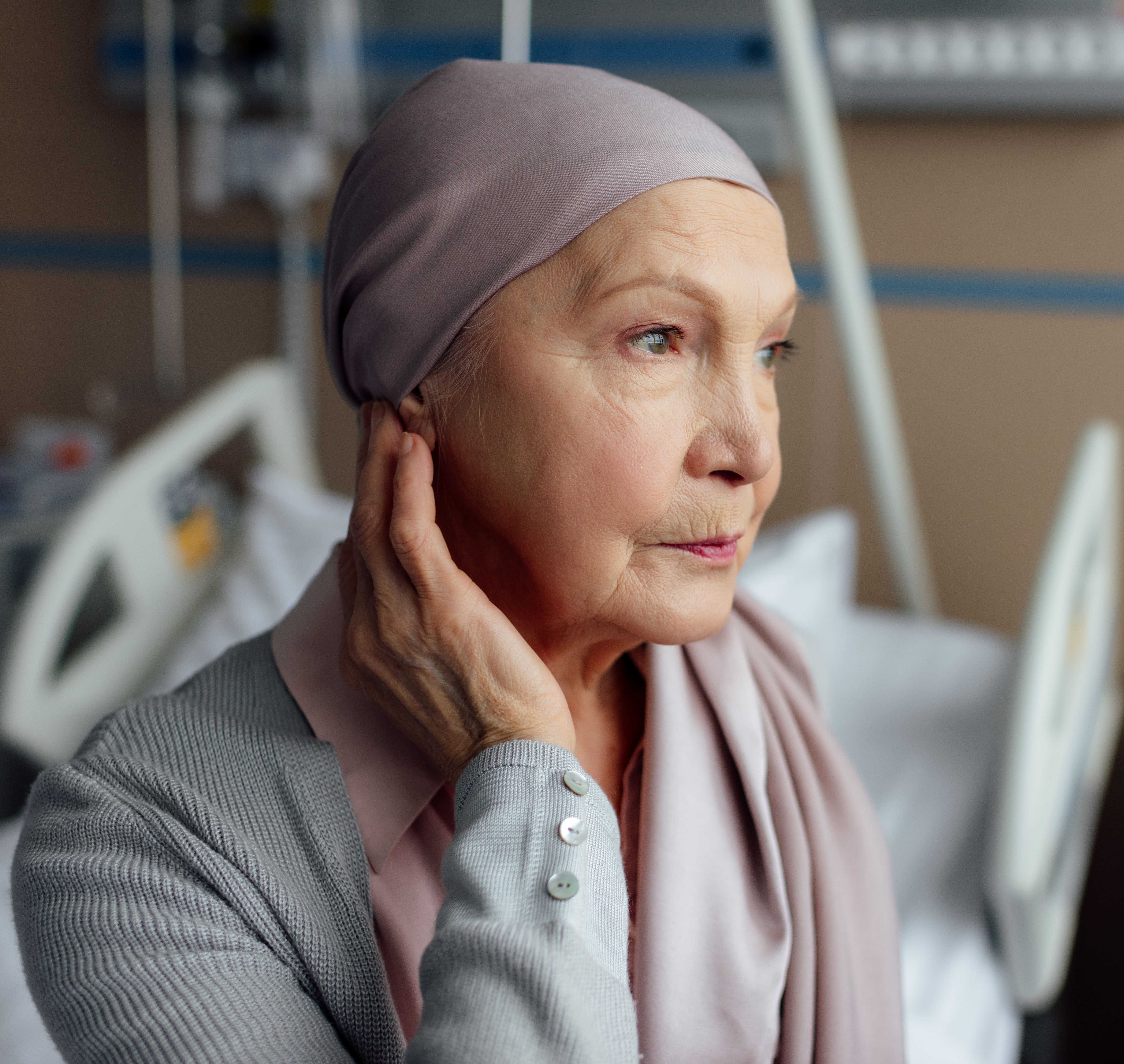 Illustrasjon: En kvinnelig kreftpasient