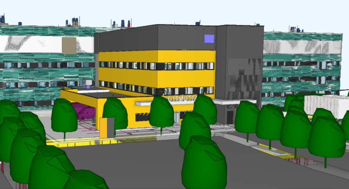 Inngangsparti nytt akuttmottak