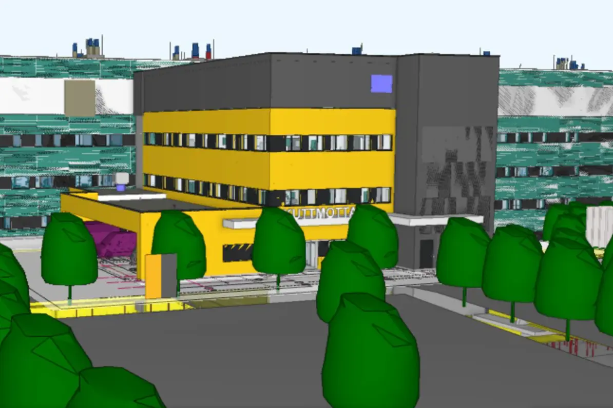 Inngangsparti nytt akuttmottak