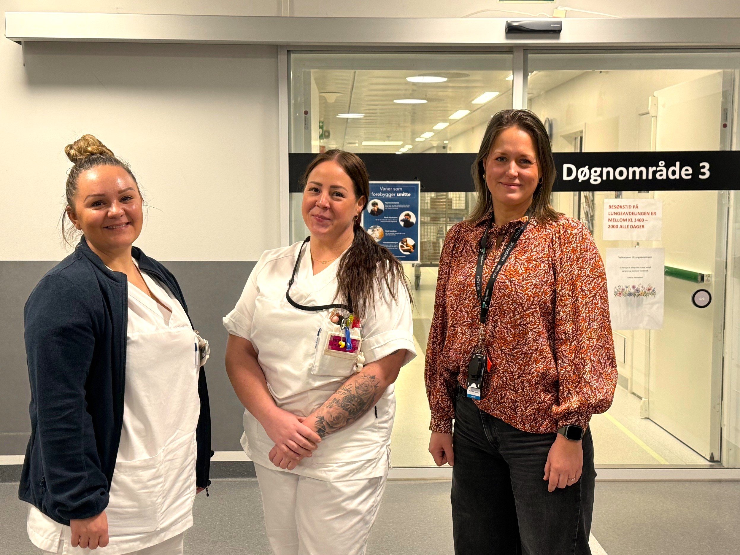 Tina Akselsen. Veronika Sigvartsen og Hilde Lunde Bjørkeng