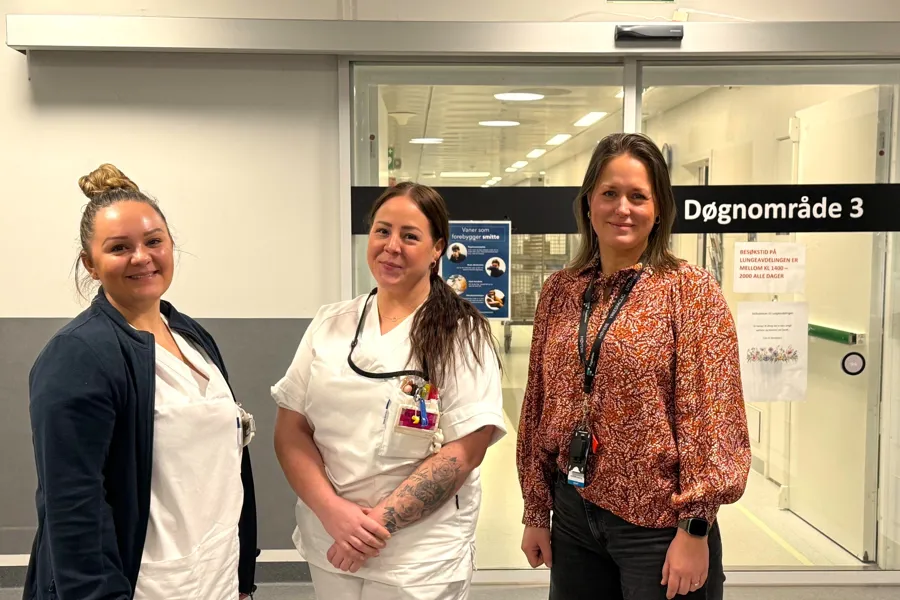 Tina Akselsen. Veronika Sigvartsen og Hilde Lunde Bjørkeng