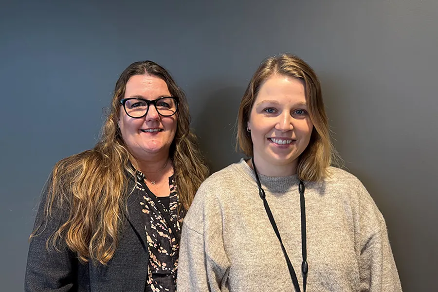 Mona Pedersen Unnerud og Marie Hovland