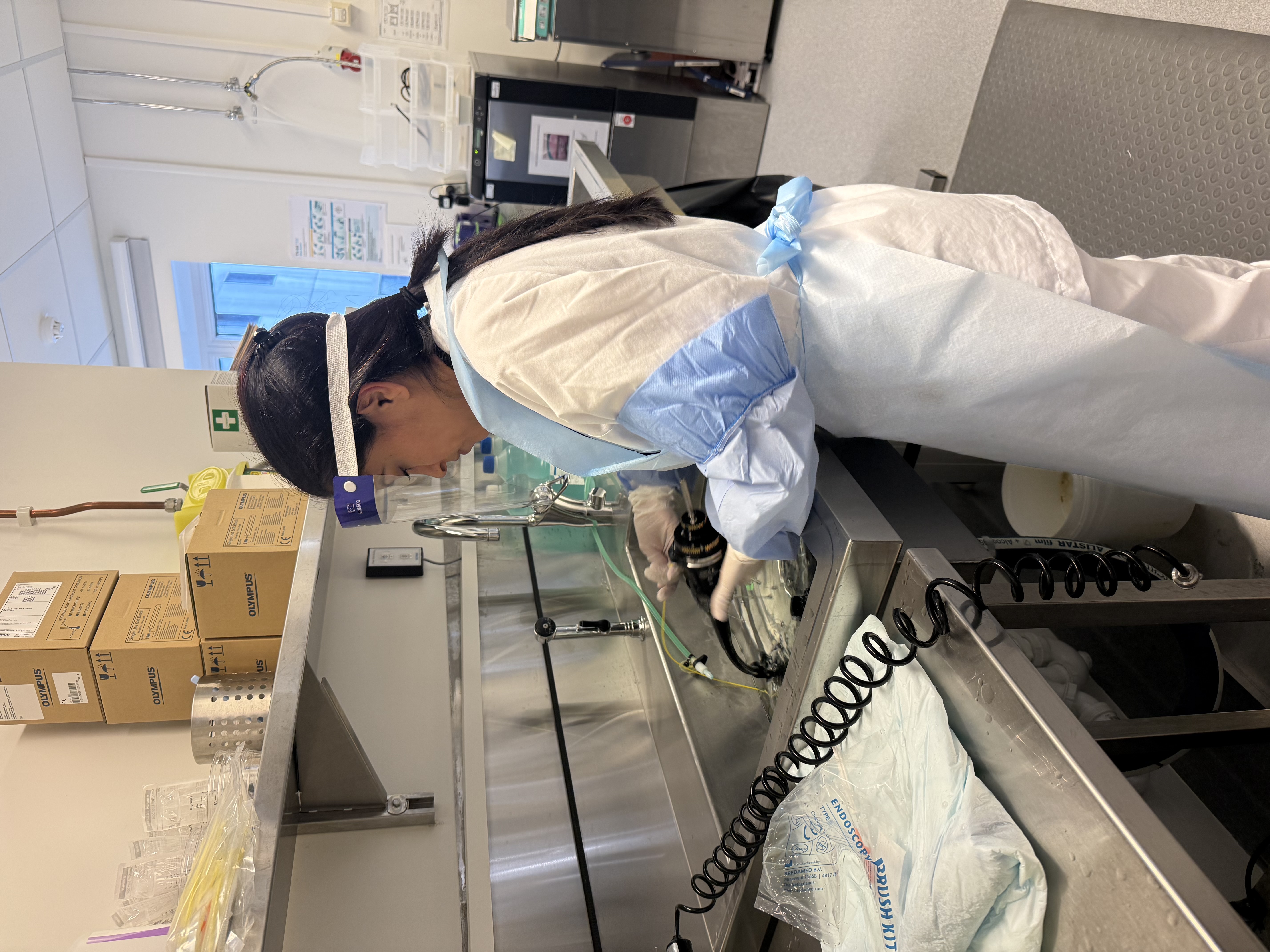 rengjøring av utstyr på gastropol