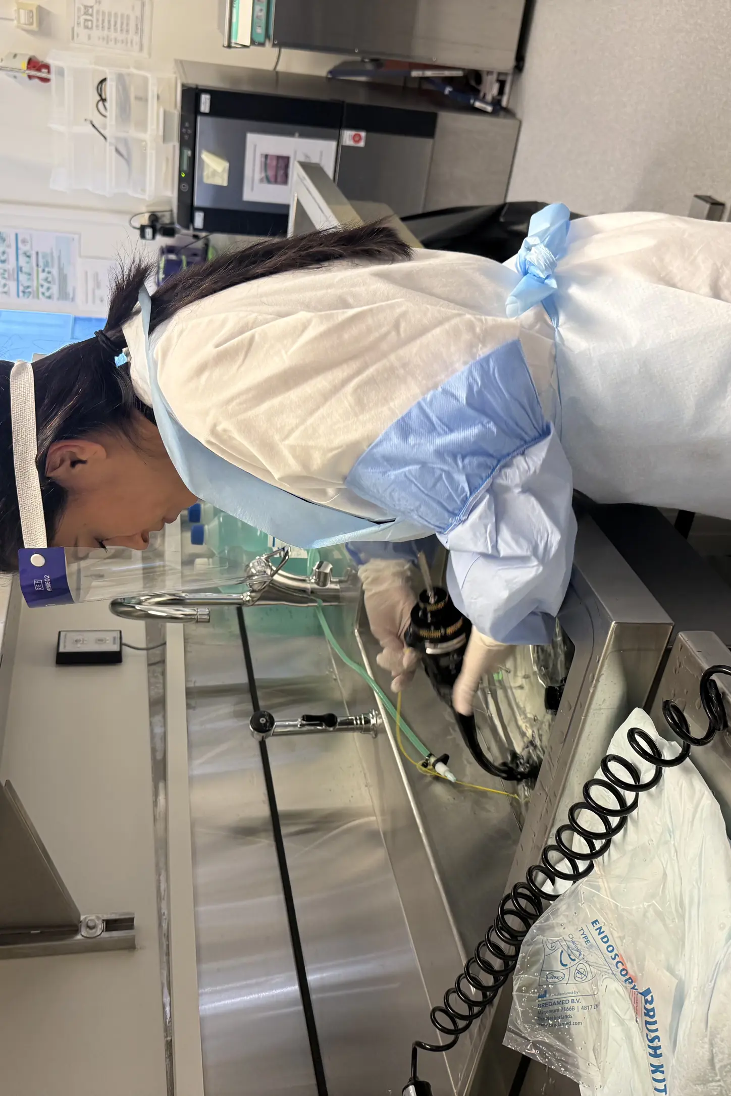 rengjøring av utstyr på gastropol