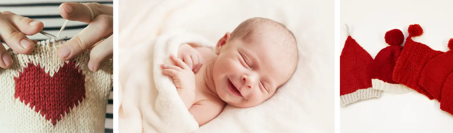 strikkedugnad illustrasjon