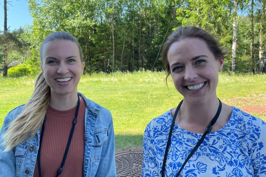 Iselin Knudsen og Marie West