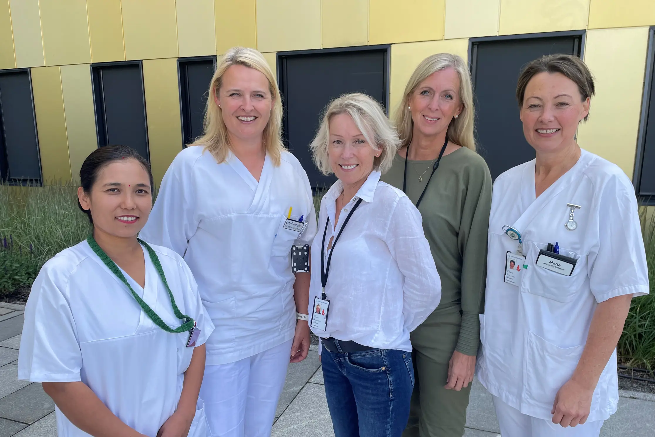 Stipendiater og ledelse i intensivavdelingen ved Sykehuset Østfold