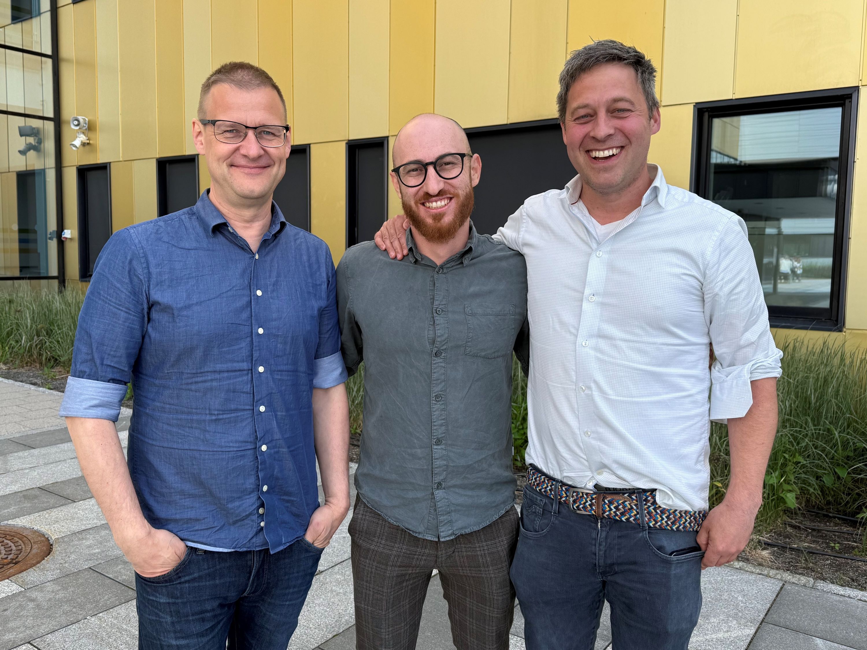 Fra v.: Bjarne Hansen, Rebin Badkan og Kristian Haugen.
