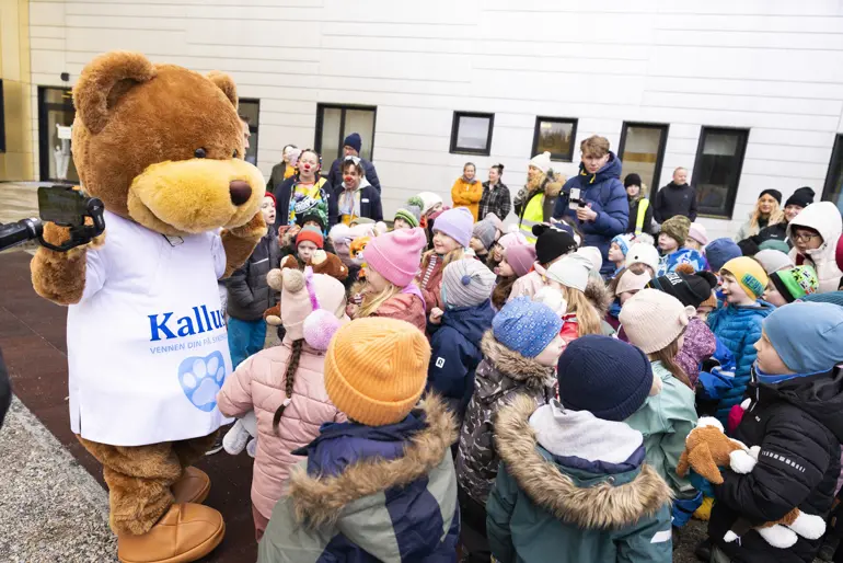 Kallus tar imot barn på sykehuset