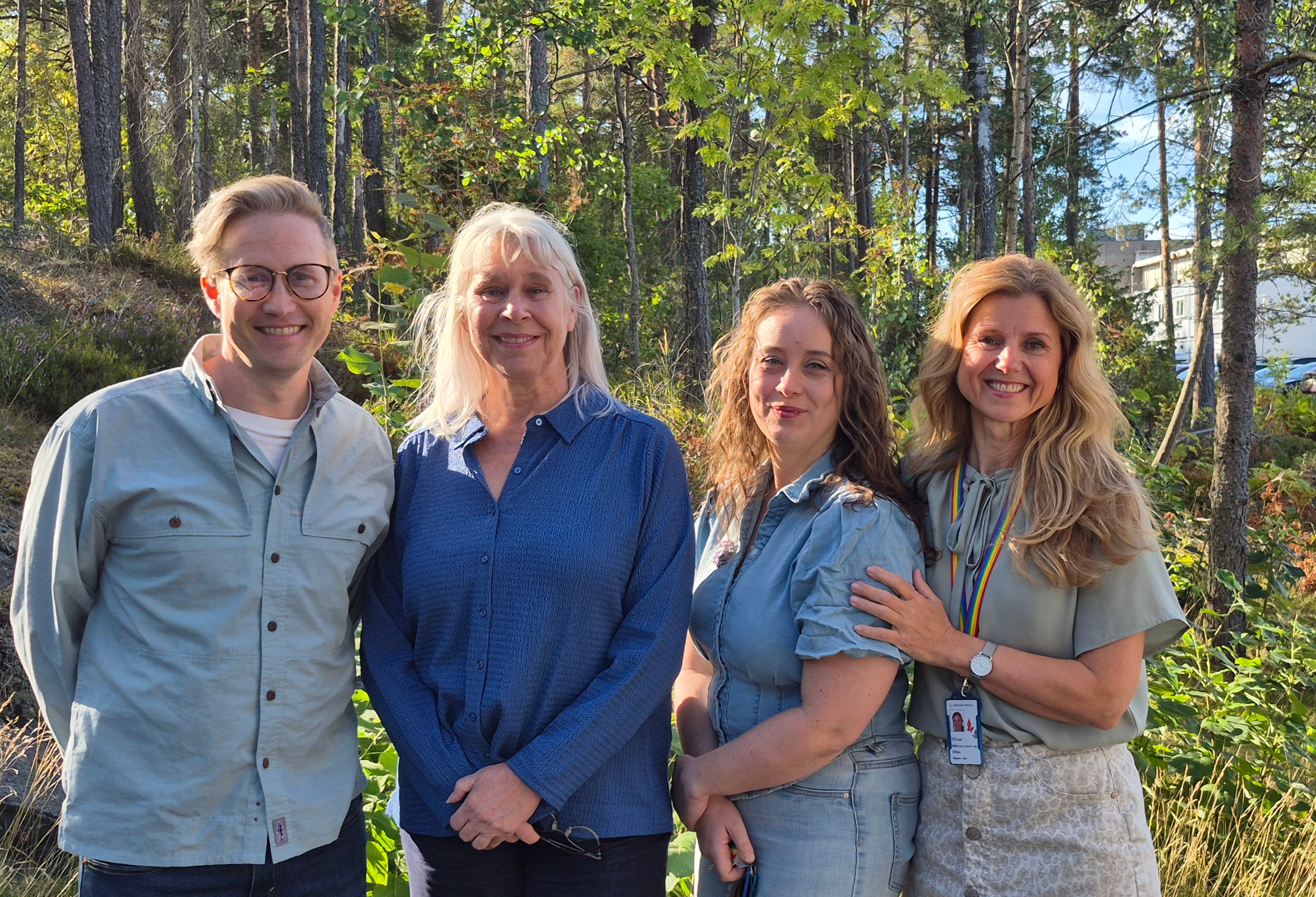 Medarbeidere ved seksjon for innovativ behandling og forskning, DPS nord