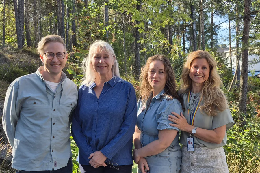 Medarbeidere ved seksjon for innovativ behandling og forskning, DPS nord