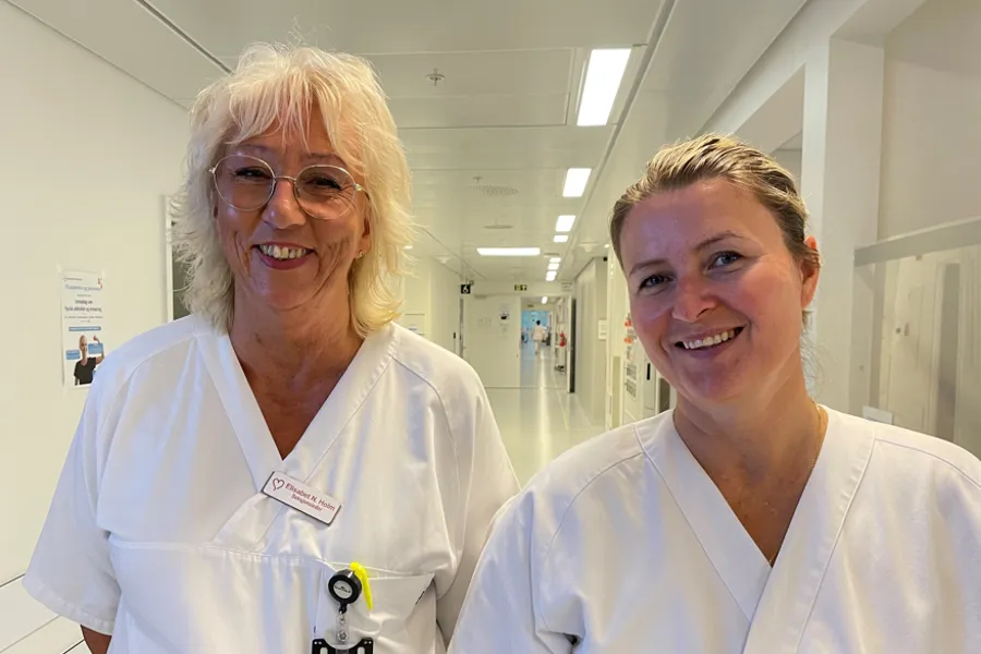 Elisabet Nilsen Holm og Therese Holm Bjørnebekk