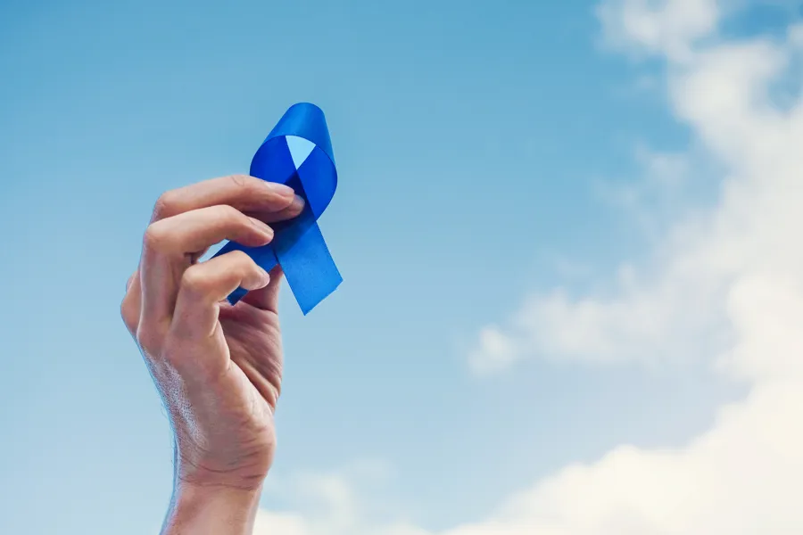Blå sløyfe, symbol for prostatakreft