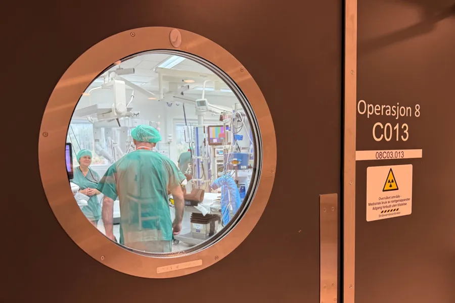 Stor aktivitet på operasjonsstua