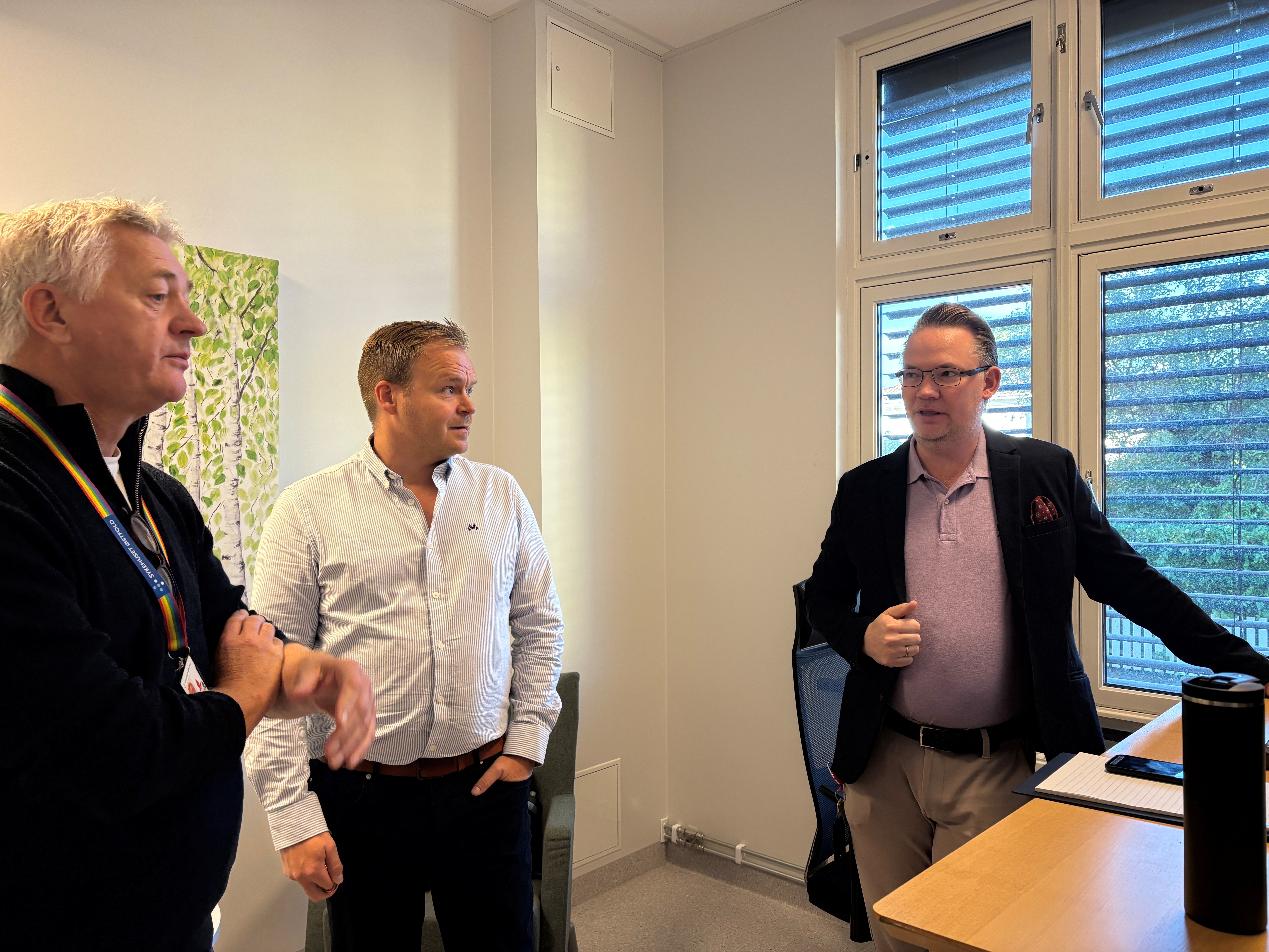 Helge Stene-Johansen, Mats G. Johannessen og Andreas Skaug Hansen