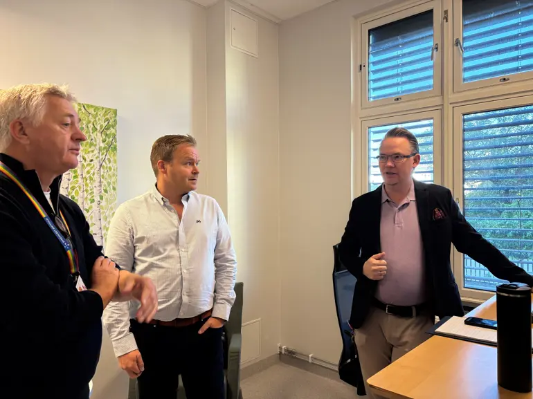 Helge Stene-Johansen, Mats G. Johannessen og Andreas Skaug Hansen