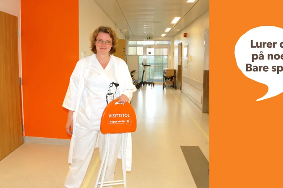 Astrid Eri-Montsma med visittstol