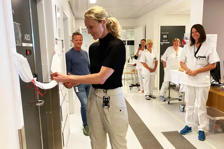 Offisiell åpning av sårpoliklinikken