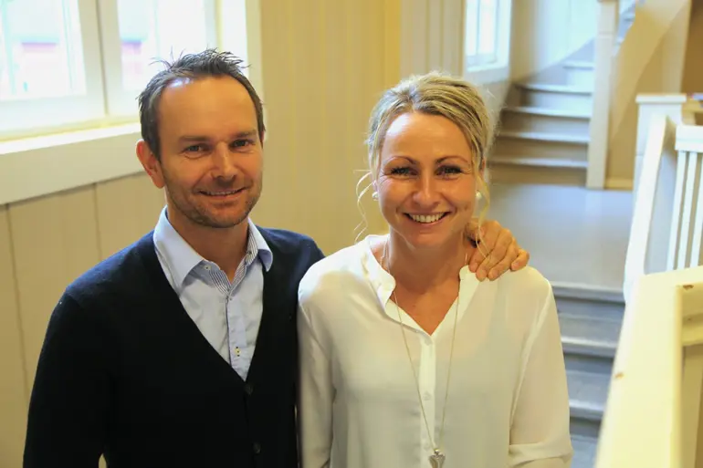 Stian og Elisabeth Skauen