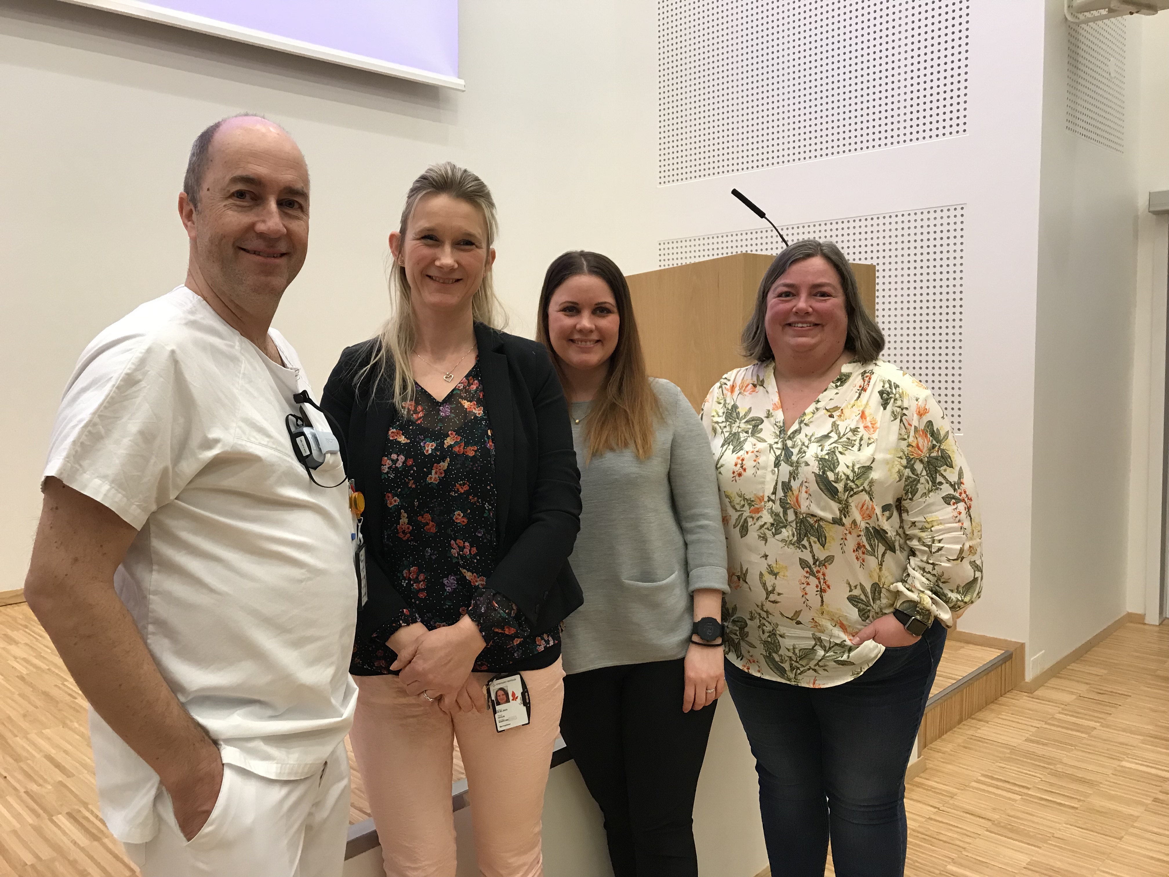 Egil André Nygaard, Cecilie Ramstad, Maren Skarvøy og Charlotte Fange Lie