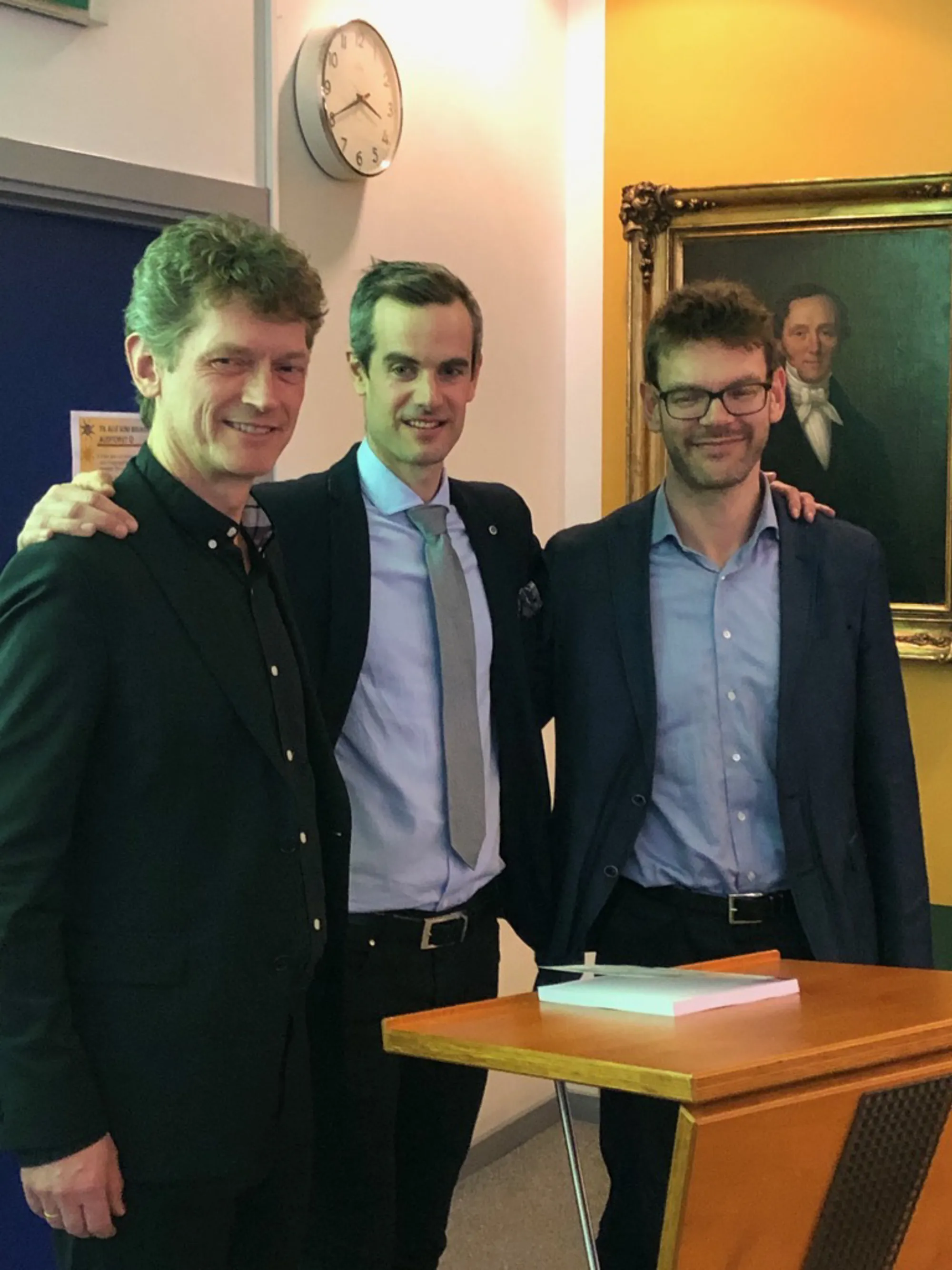 Ketil Størdal, Christian Riddervold Kahrs og Lars Christian Stene