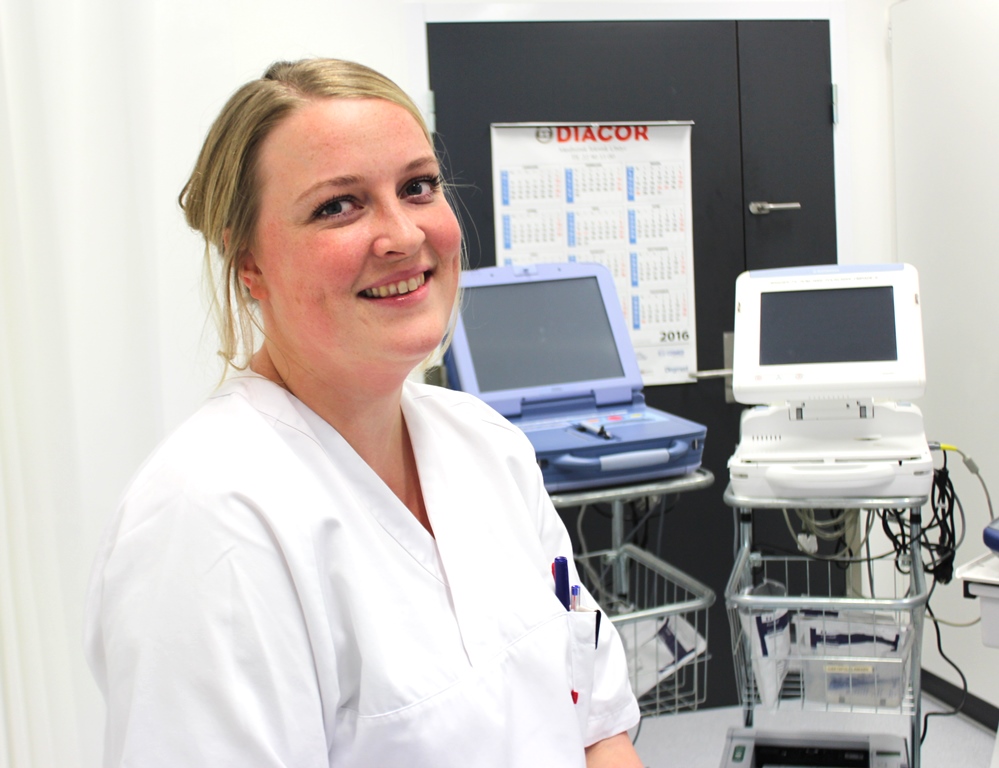 En person i hvit frakk