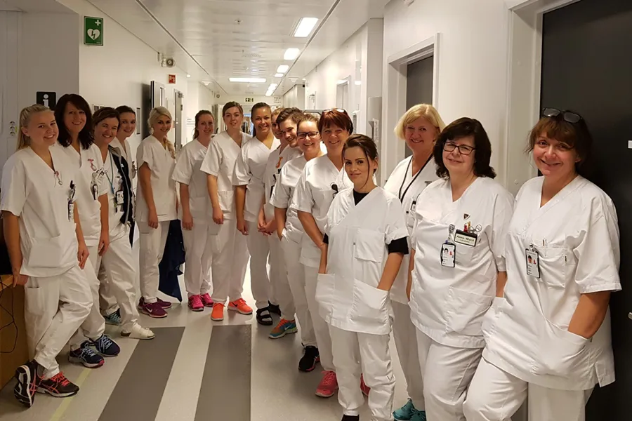 Medarbeidere i døgnområde 8