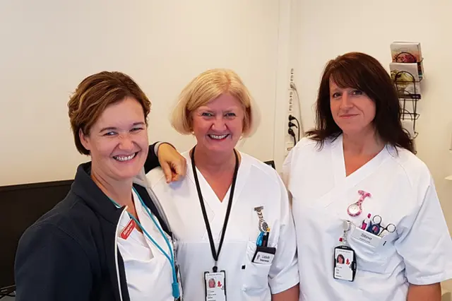 Marianne Bøhm, Lisbeth Nesse Brenna og Stine Skår