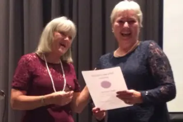 Eva Marita Stubbom og Vigdis Andresen