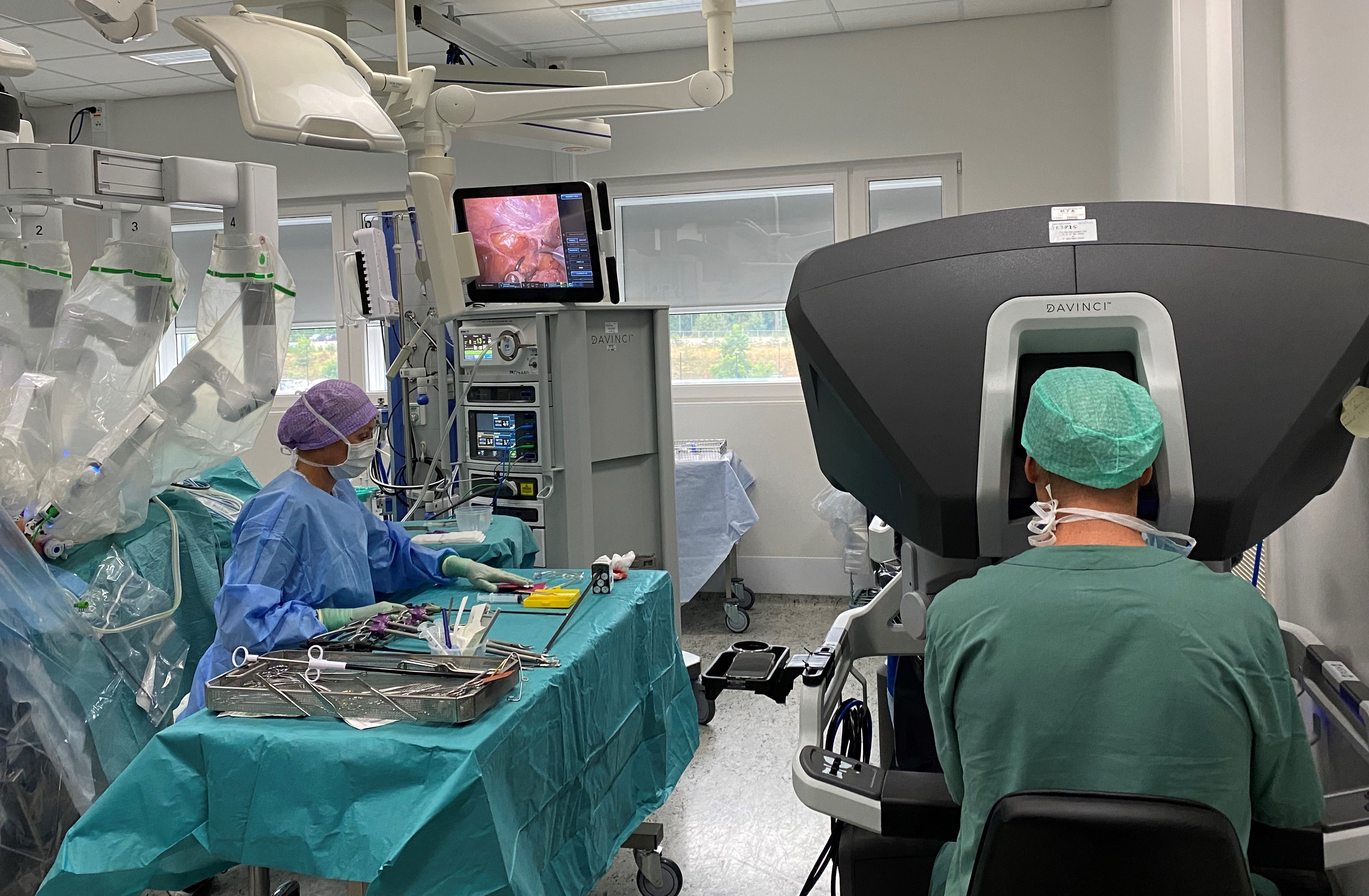 Bilde fra operasjonsstuen