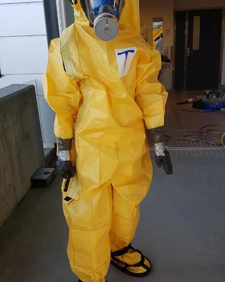 Øvelse med maske