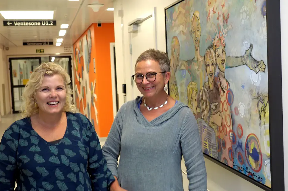 Eva Malmstrøm og Hanne Bringager