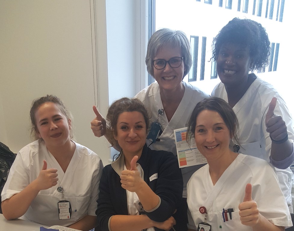 Medarbeidere i døgnområde 4