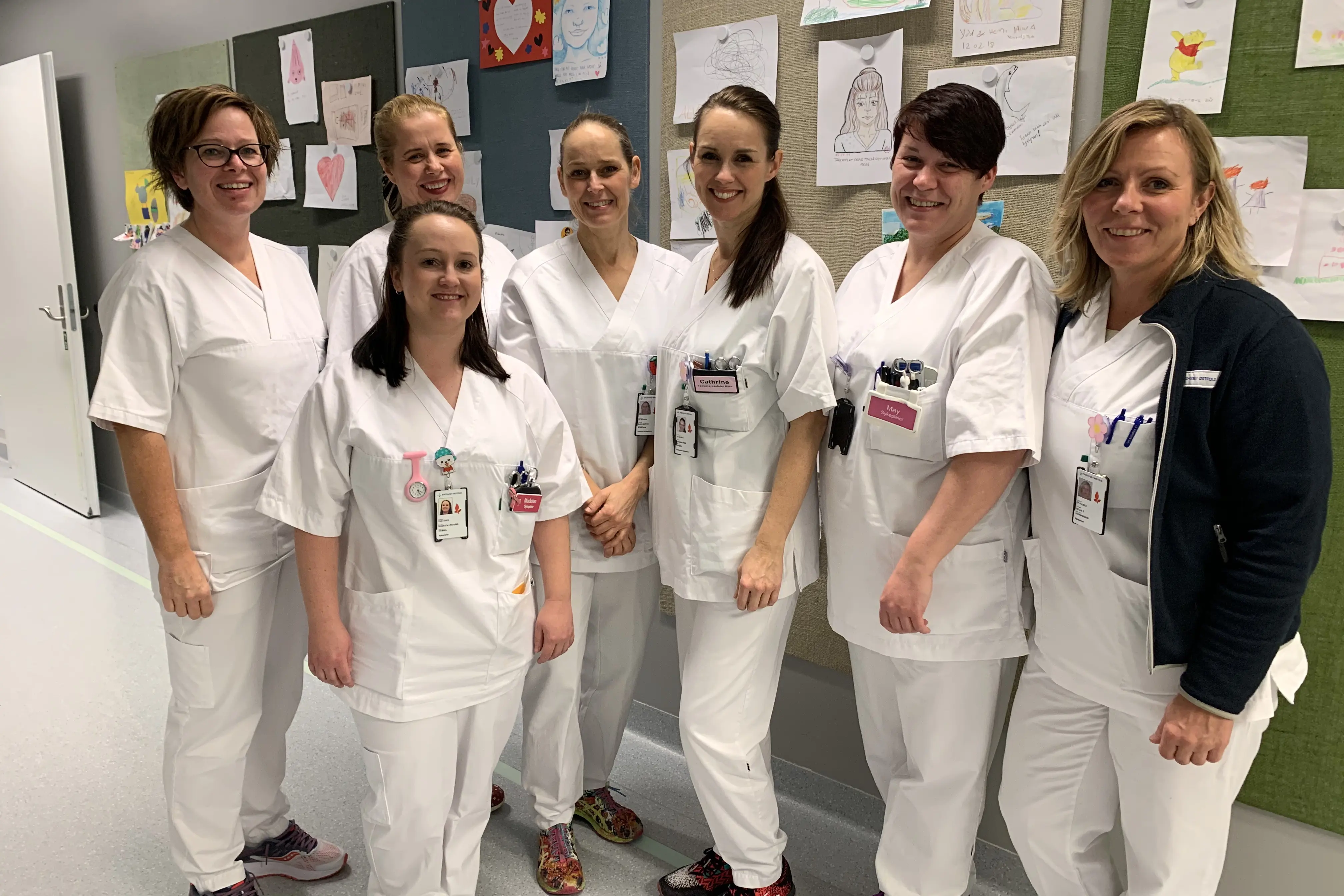 Sykepleiere barne og ungdomsklinikken