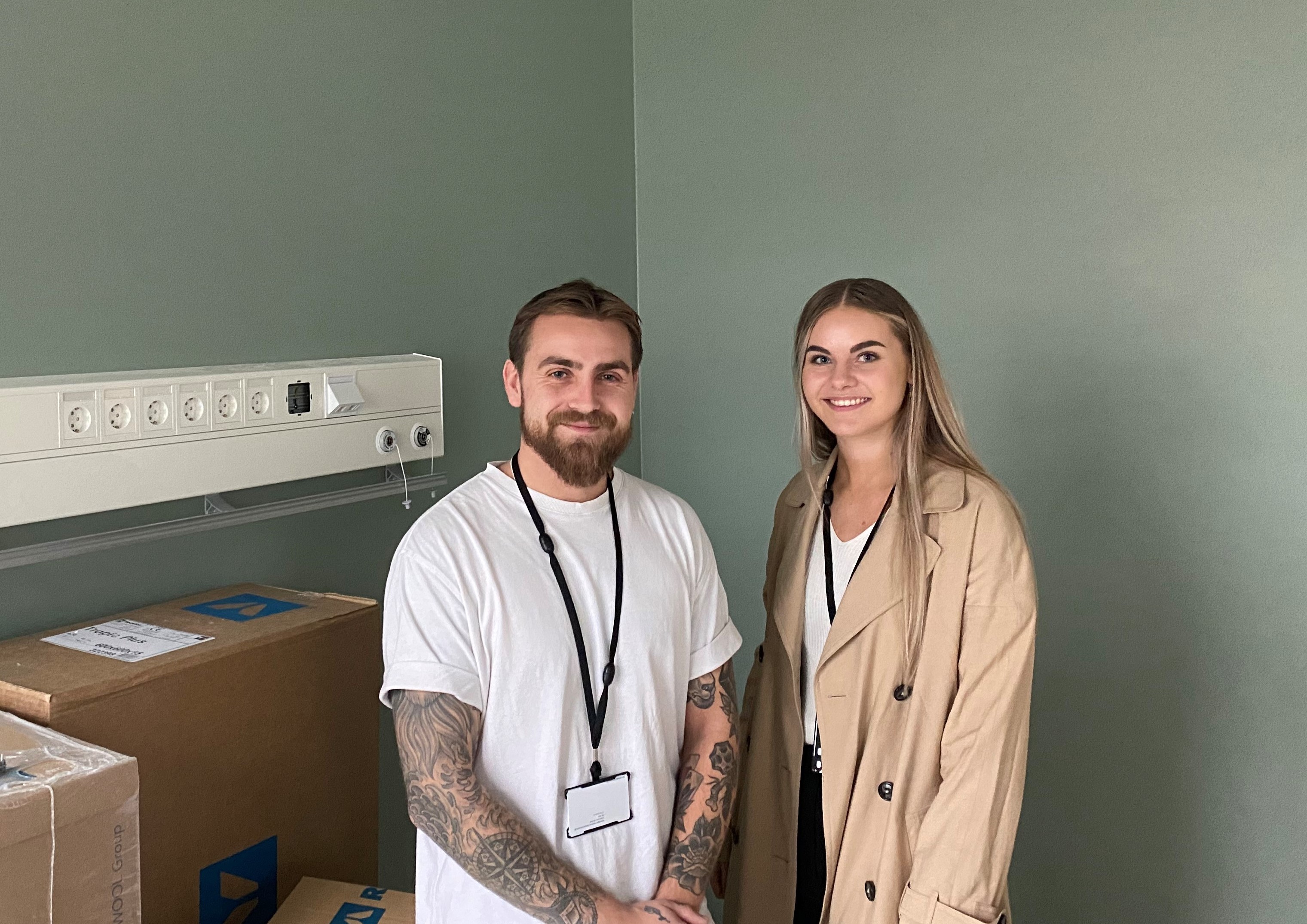 Jostein Skaar og Malin Andreassen