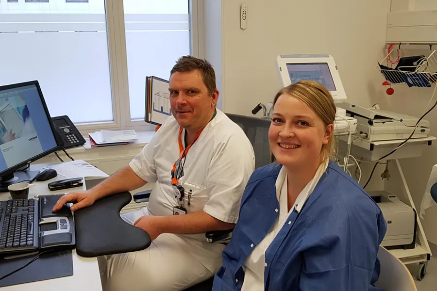 Mats Åhrstrøm og Lotte Brimsholm