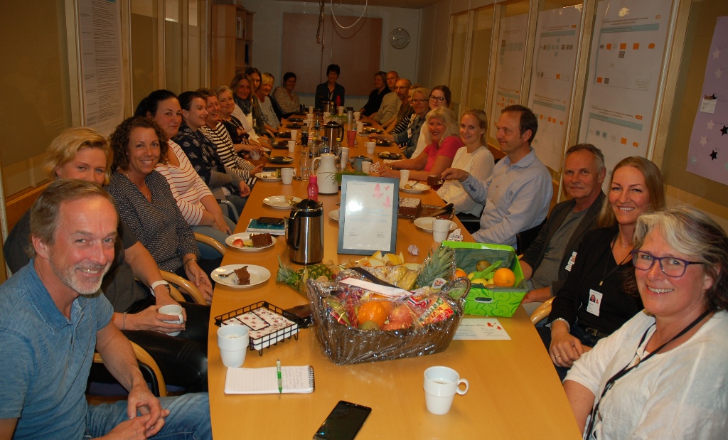 Feiring av pris i SMP Fredrikstad