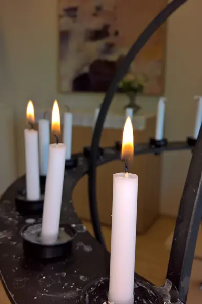 Et nærbilde av en mikrofon