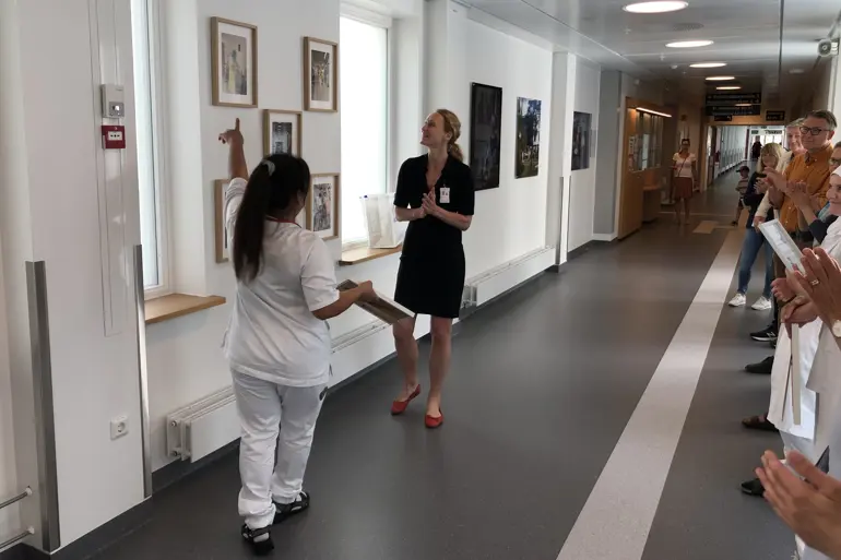 Åpning av fotoutstilling korona