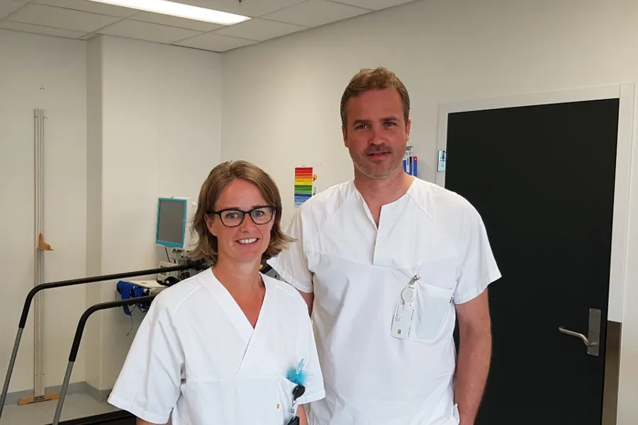 Tova Lie og Jon Olav Hunderi