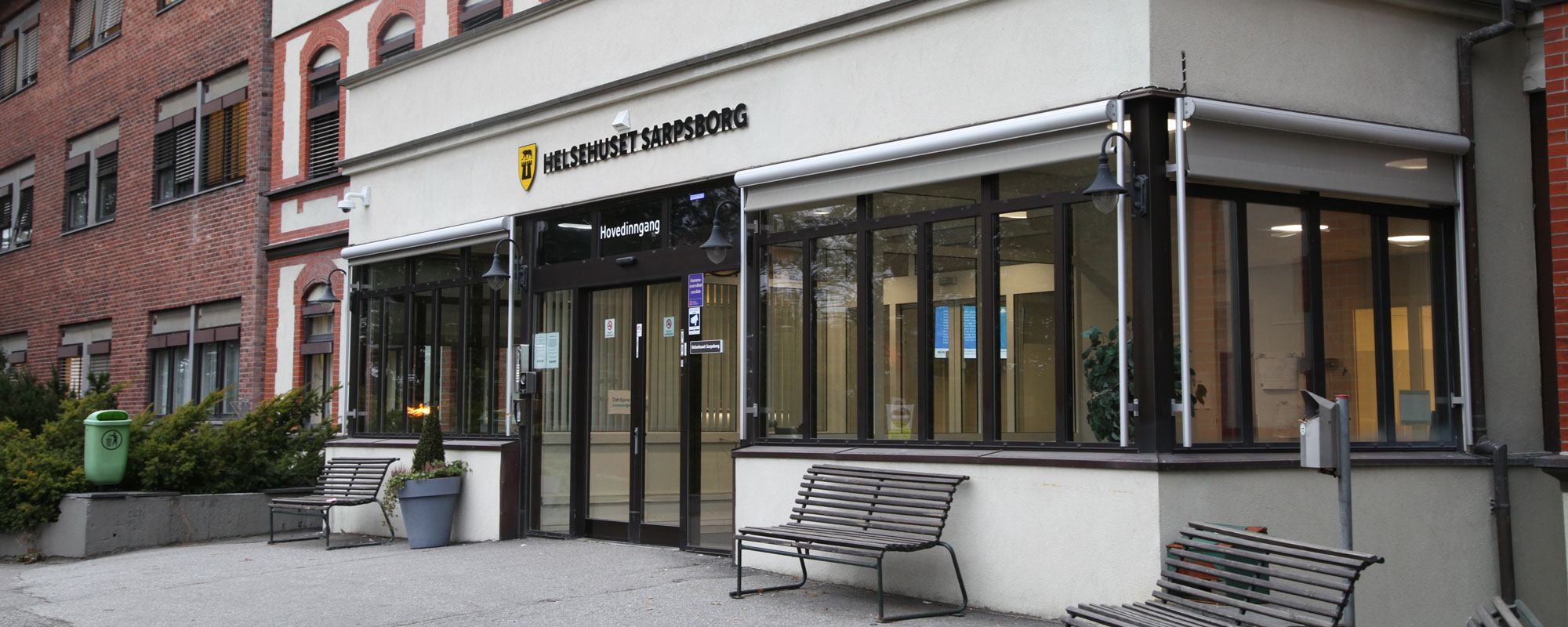 Helsehuset Sarpsborg inngangsparti