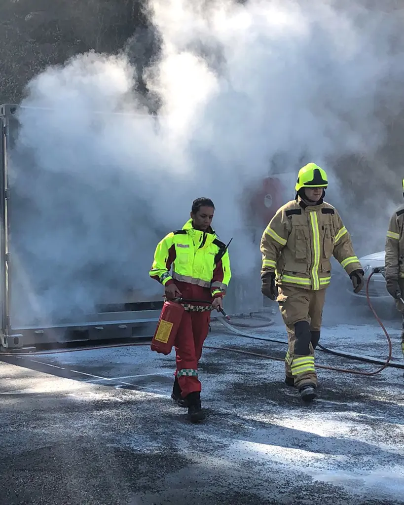 Ambulanseoperativt kurs ved brannstasjonen i Moss