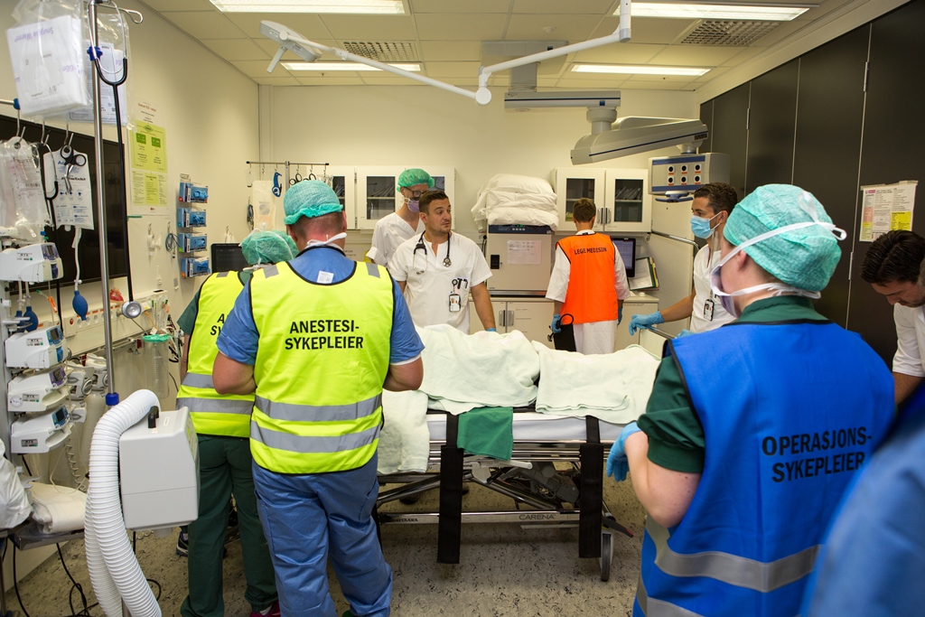 Fullskalaøvelse ved Sykehuset Østfold 2017