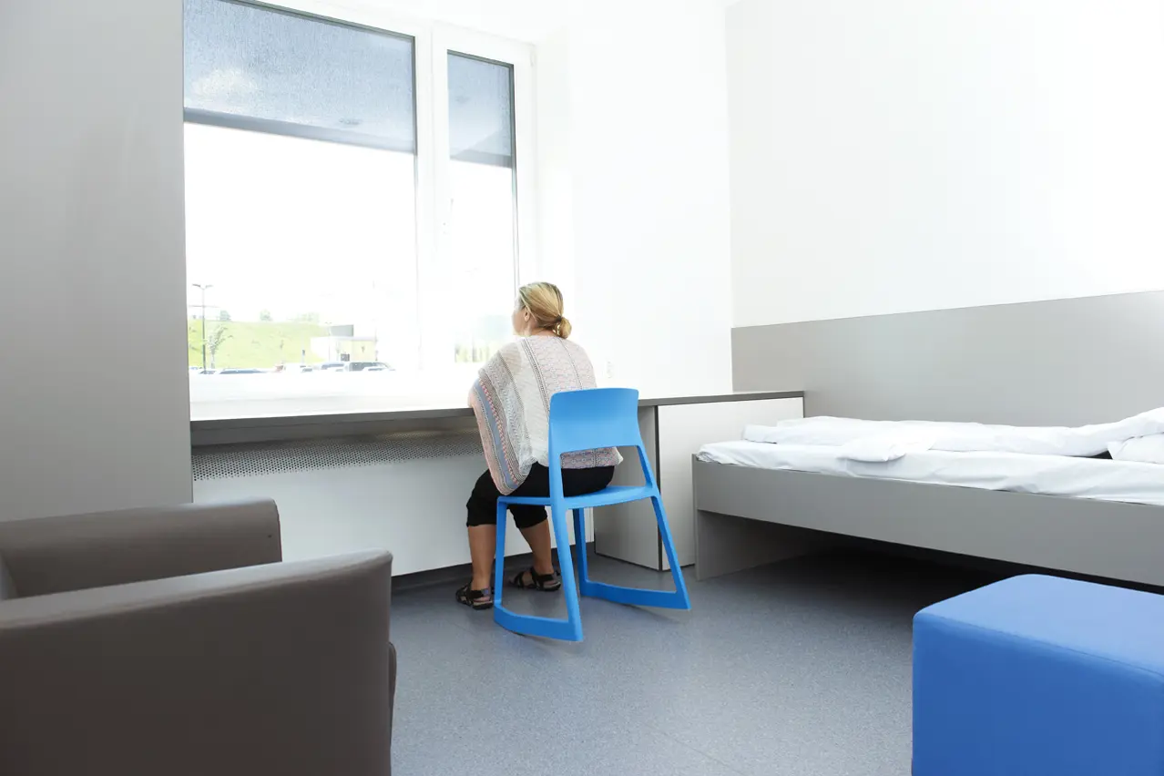 Eksempel på et pasientrom